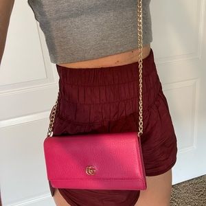 Gucci GG Continental Wallet Hot Pink wallet